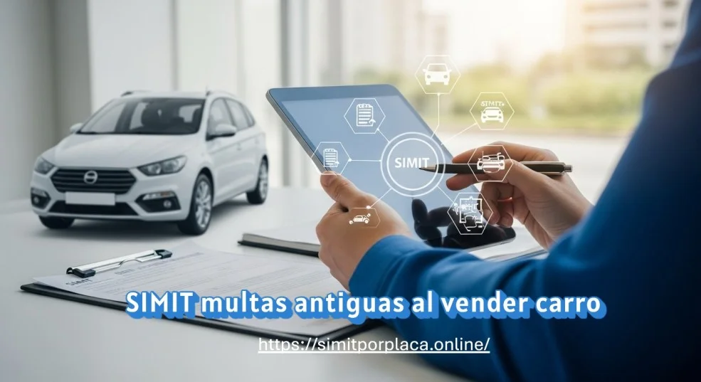 SIMIT multas antiguas al vender carro