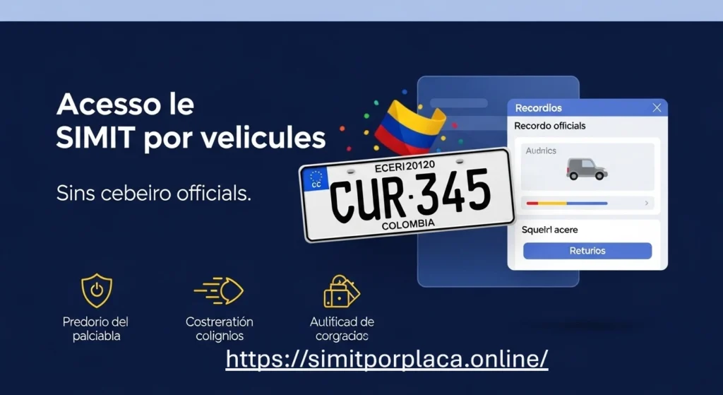 SIMIT por placa sin crear cuenta