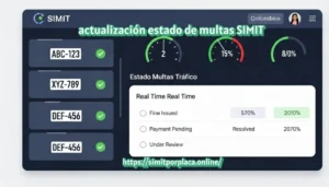 actualización estado de multas SIMIT