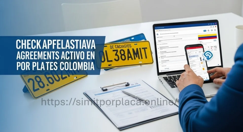 acuerdos de pago activos SIMIT por placa