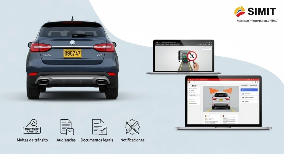 impugnar multa SIMIT por placa