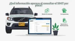 información SIMIT por placa
