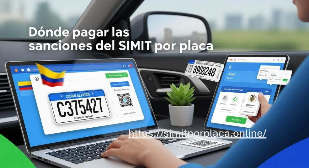 pagar sanciones SIMIT por placa