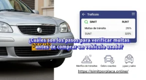 verificar multas vehículo usado