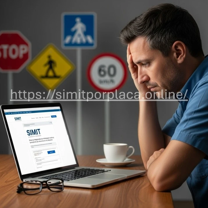 ¿Cómo consultar correctamente una multa por placa en el SIMIT?