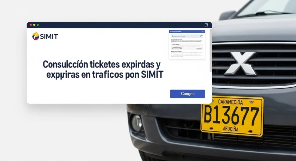 comparendos prescritos en el SIMIT por placa