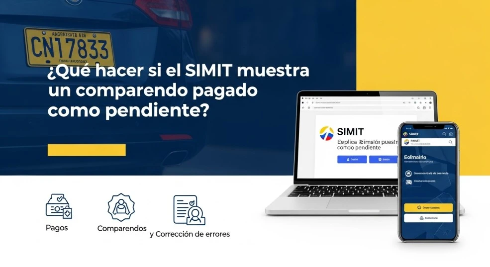 comparendo pagado pendiente SIMIT