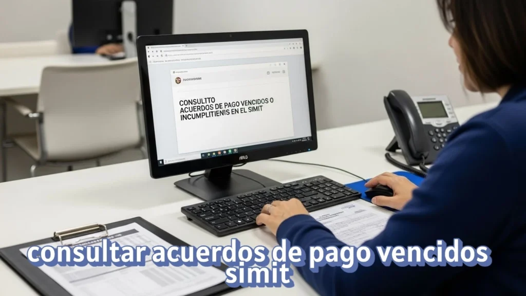 consultar acuerdos de pago vencidos simit